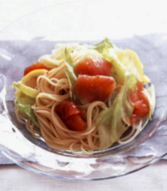 Cold Pasta Salad With Smoked Salmon 