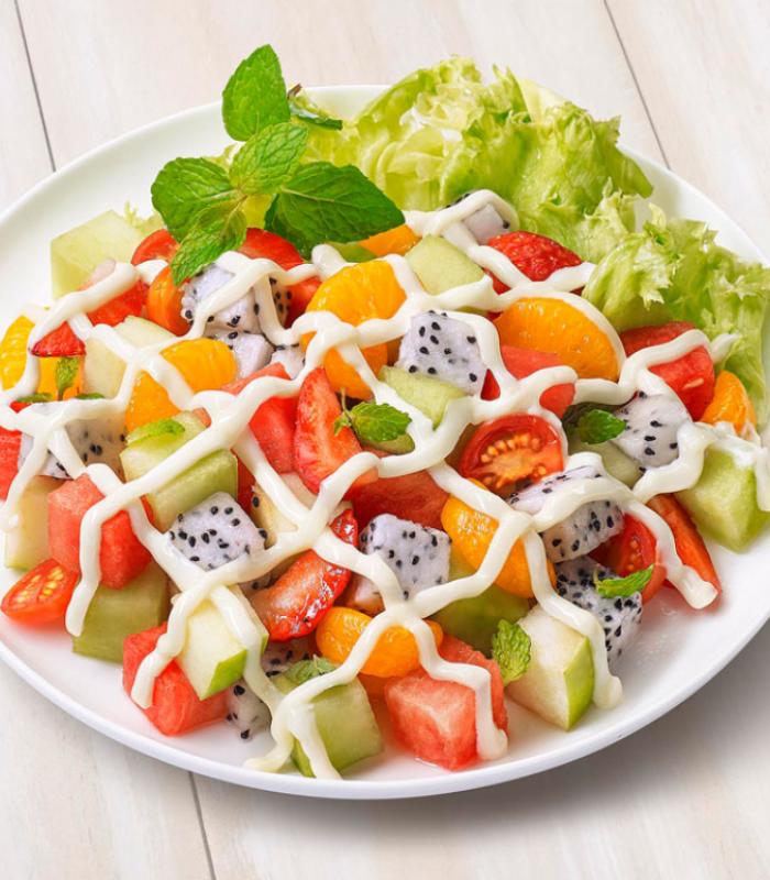 Fruit Salad with Mayonnaise