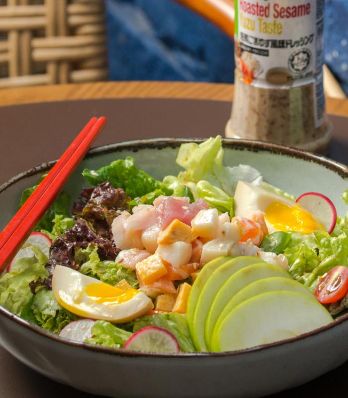 Fresh Tuna Salad With Tobiko