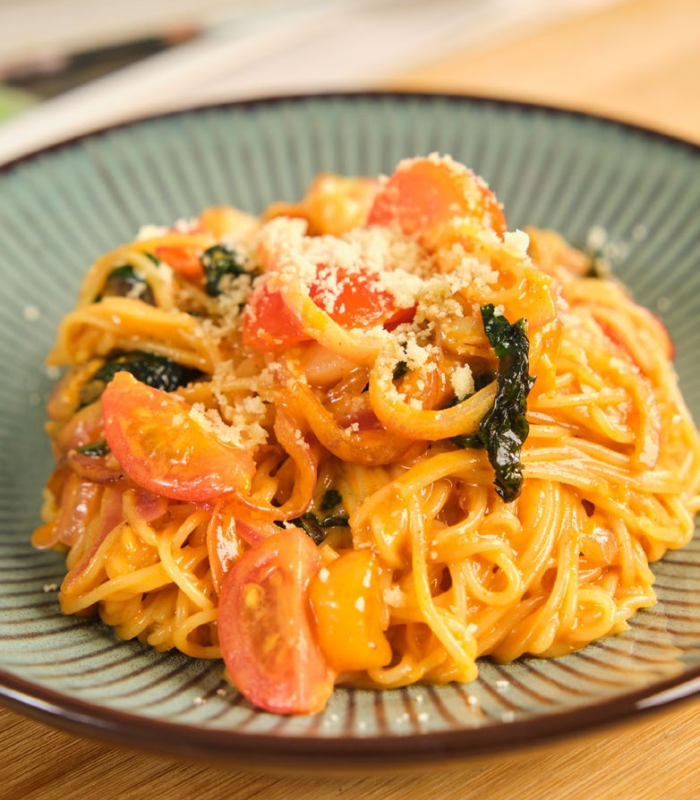Hot Spicy Seafood Pasta