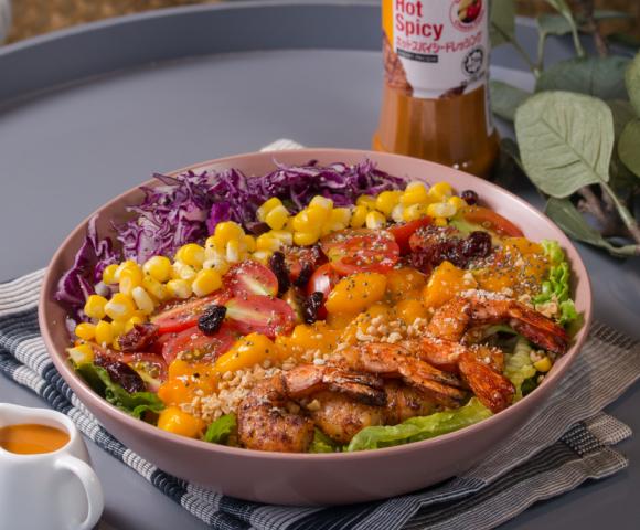 Hot Spicy Seasoned Prawn Salad