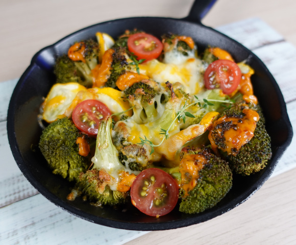 Italian Style Roasted Broccoli 