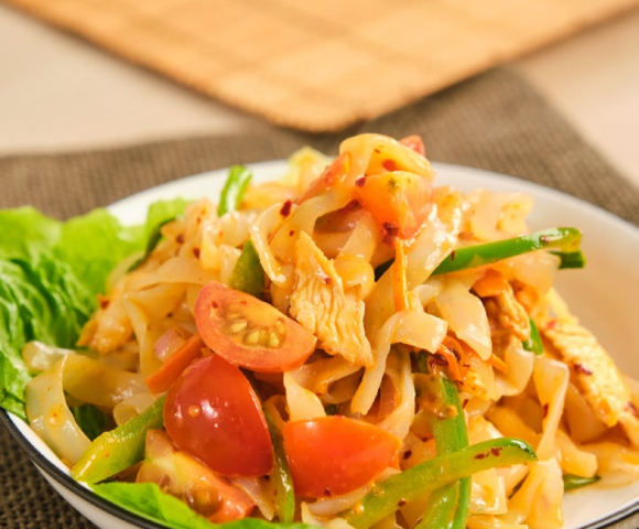 Hot Spicy Chicken Konjac Kuey Teow