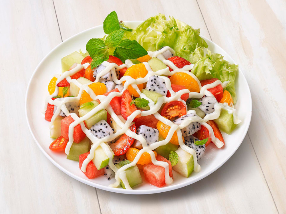 Fruit Salad with Mayonnaise