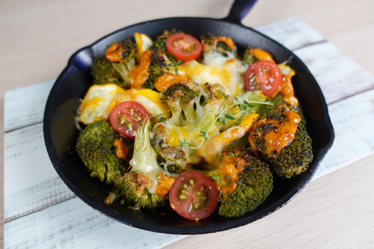 Italian Style Roasted Broccoli 