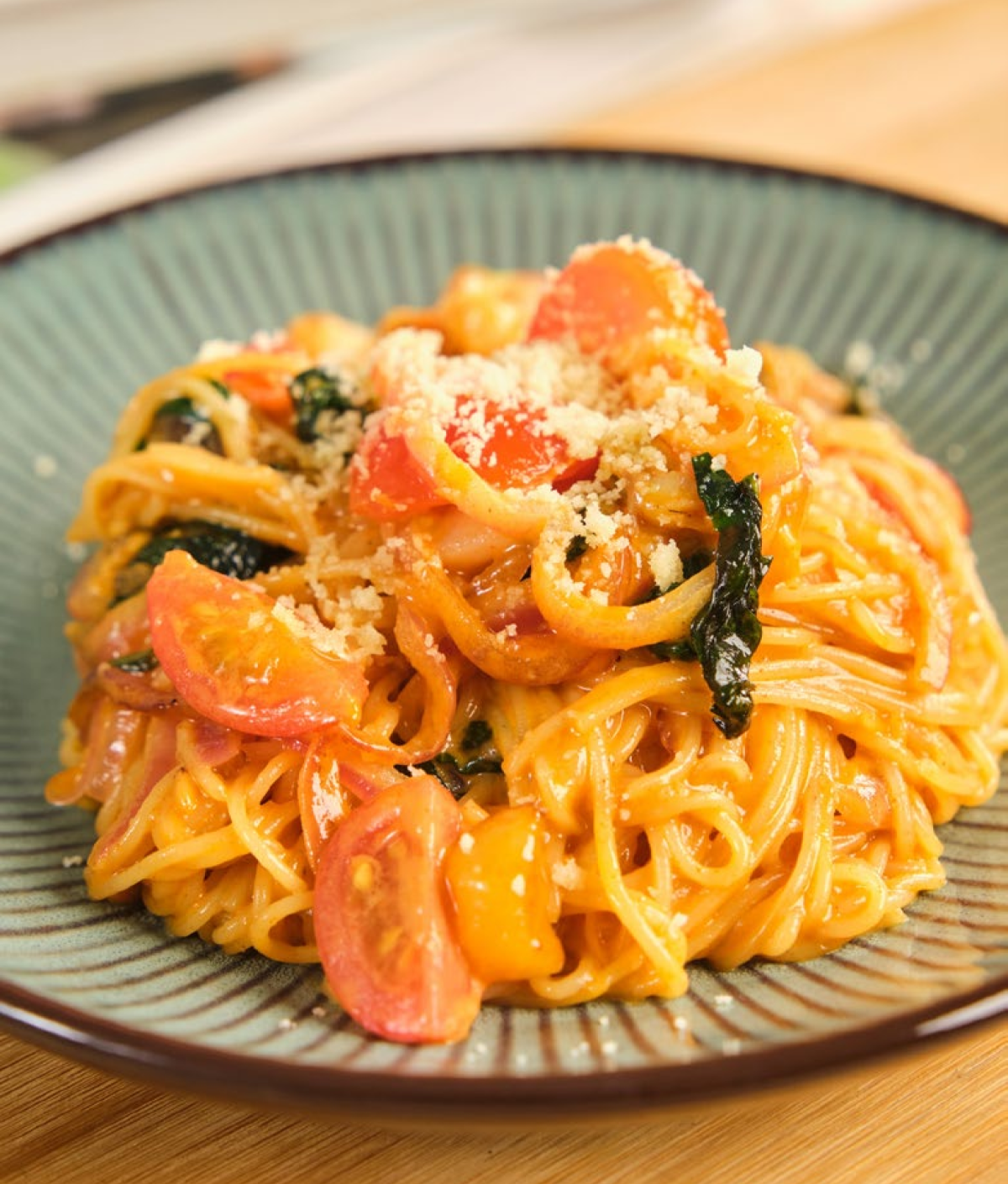 Hot Spicy Seafood Pasta